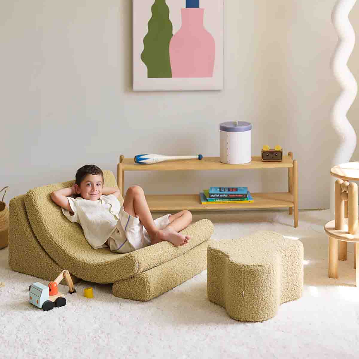 CHAISE LUNE - BOUCLETTE