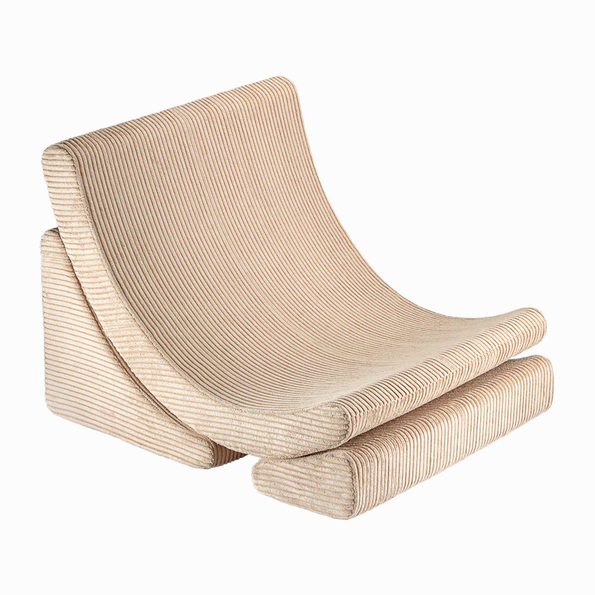 CHAISE LUNE - VELOURS CÔTELÉ