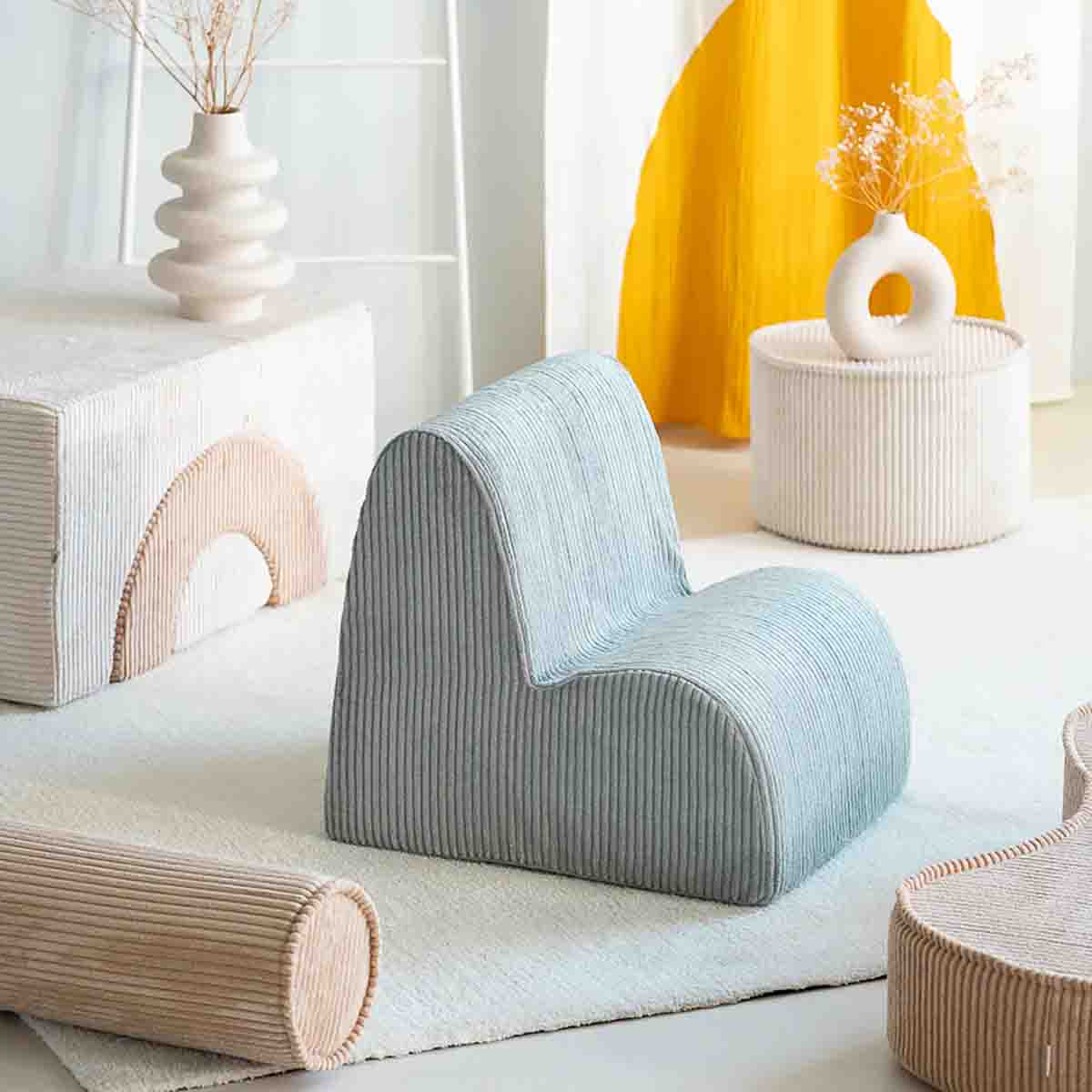 CHAISE NUAGE - VELOURS CÔTELÉ