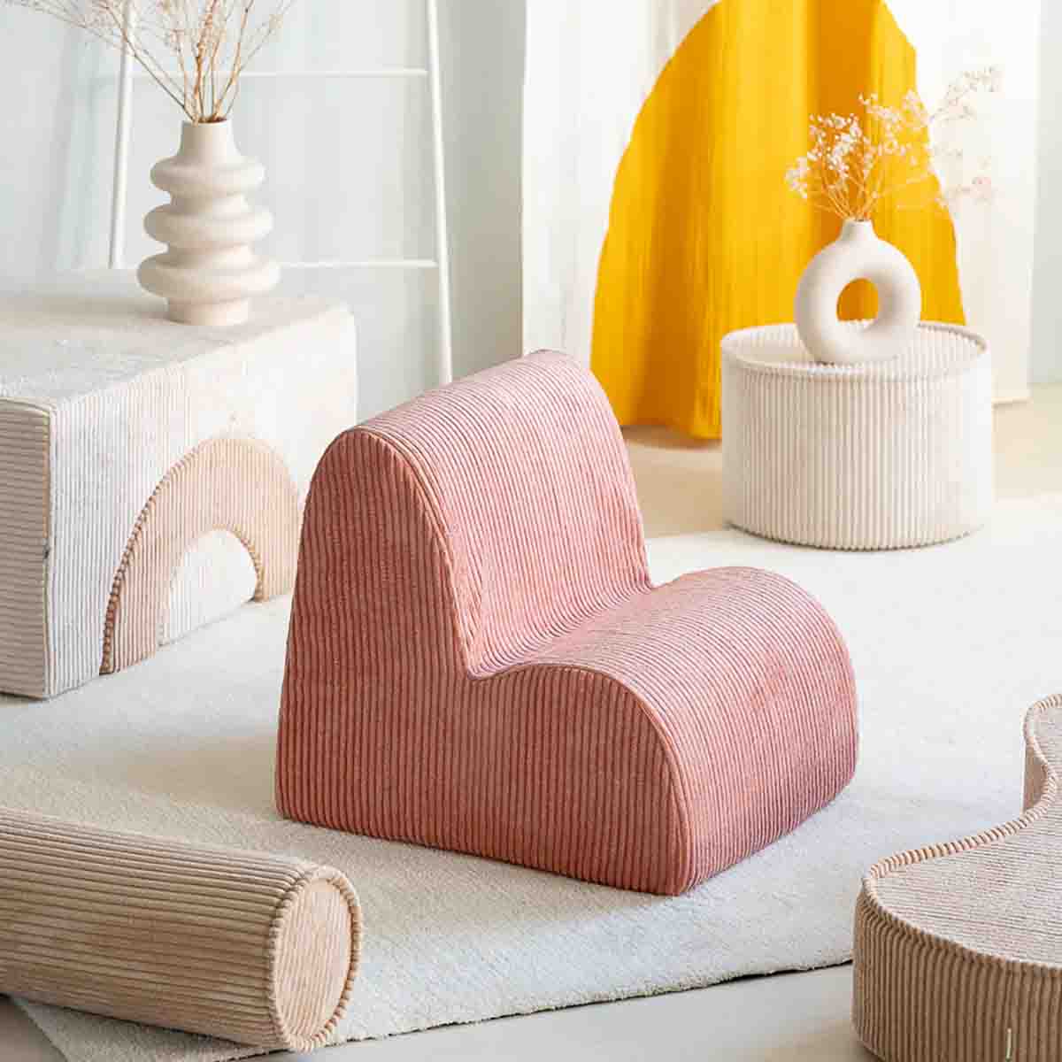CHAISE NUAGE - VELOURS CÔTELÉ