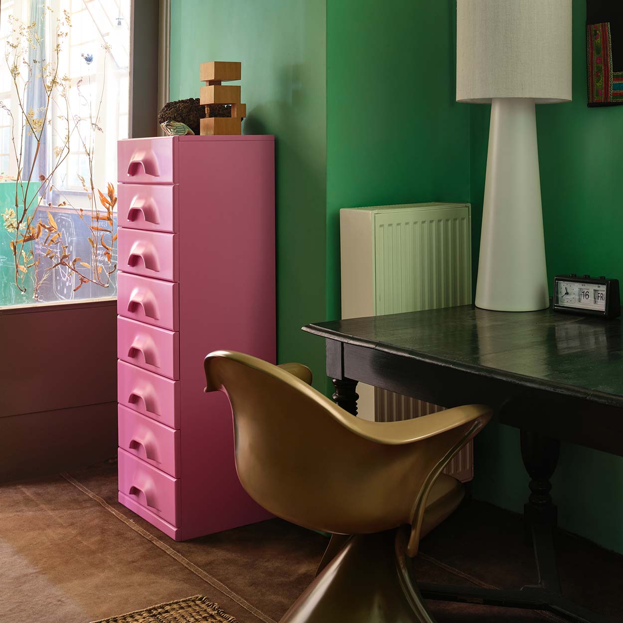 COMMODE ROSE 8 TIROIRS