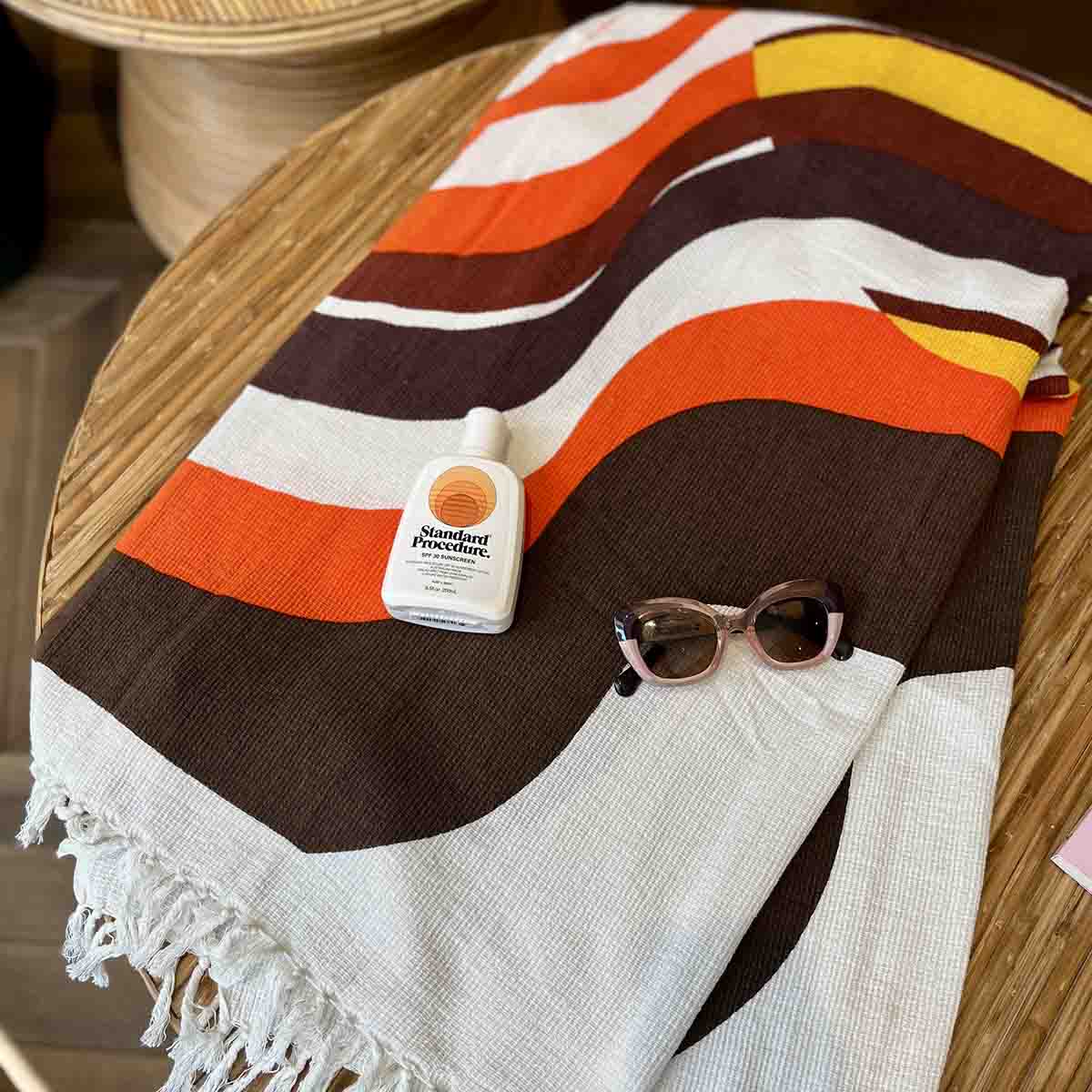 DRAP DE PLAGE HALO CUIVRE