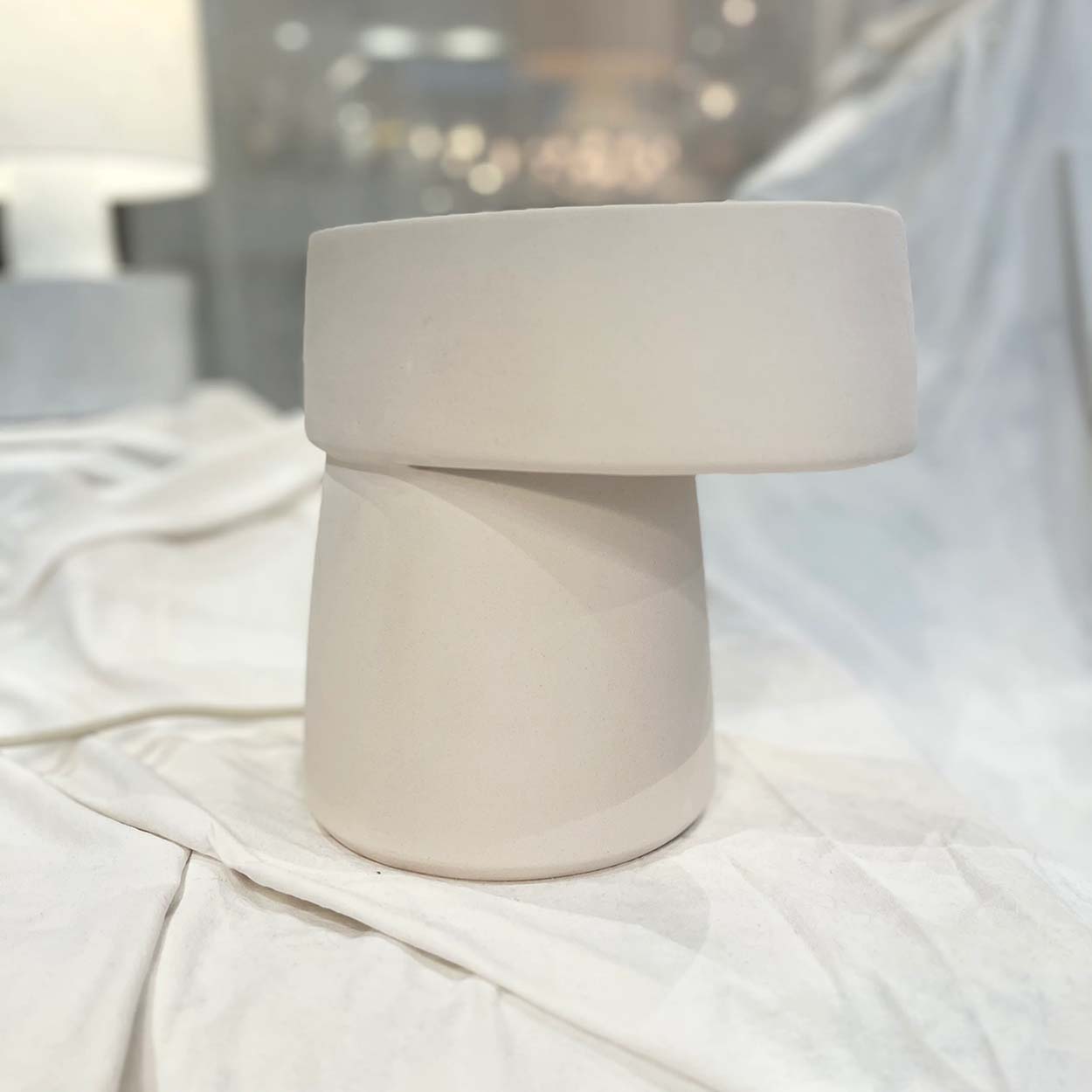LAMPE ROMÉ - BLANC