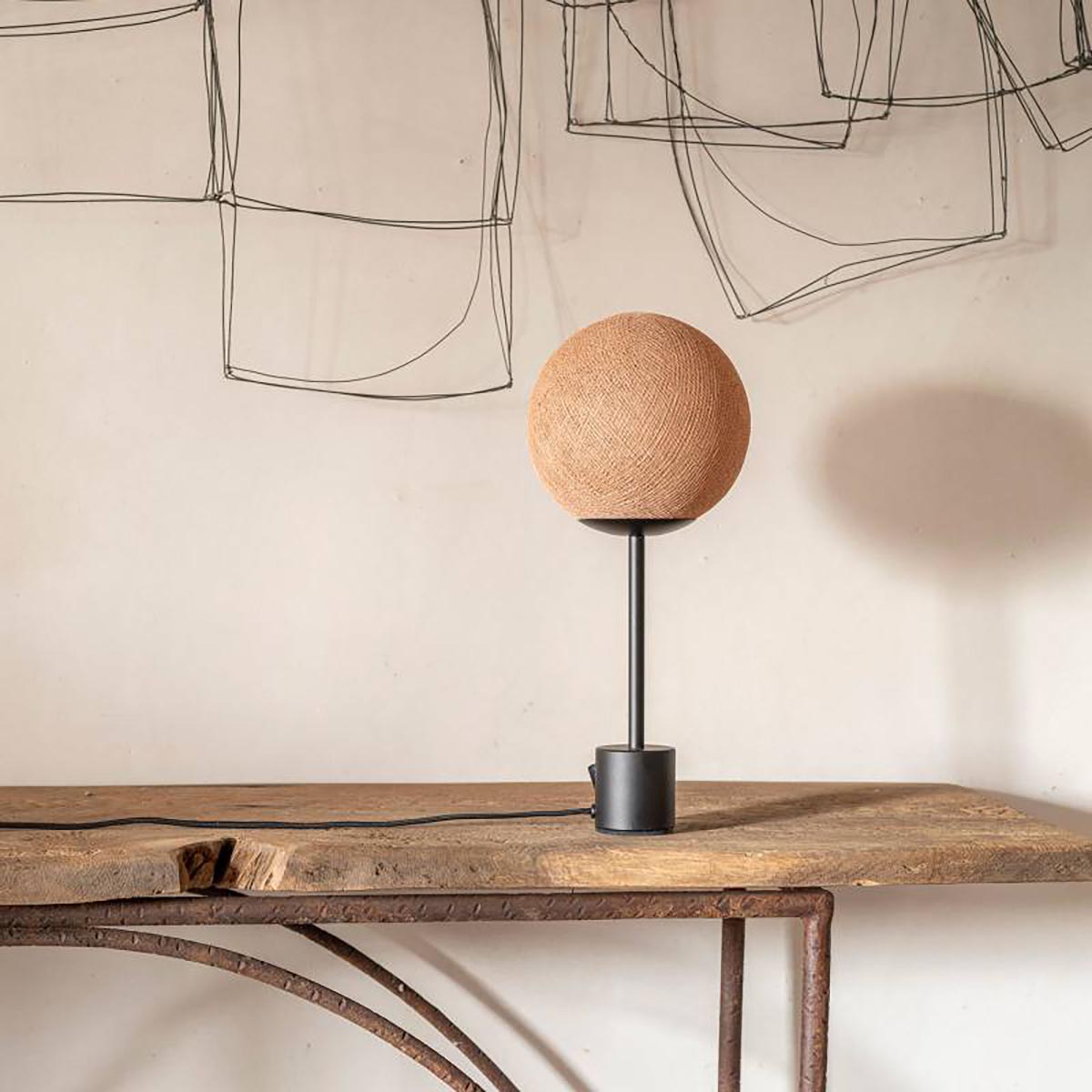 LAMPE APAPA BASE NOIRE