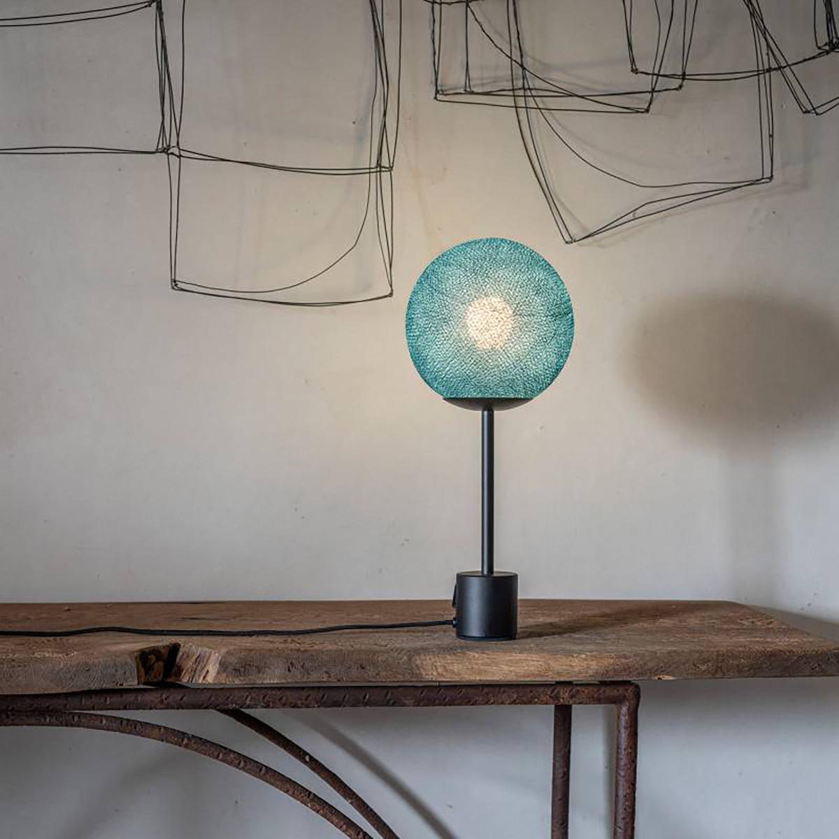 LAMPE APAPA BASE NOIRE
