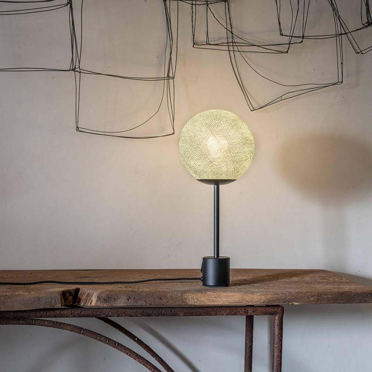 LAMPE APAPA BASE NOIRE