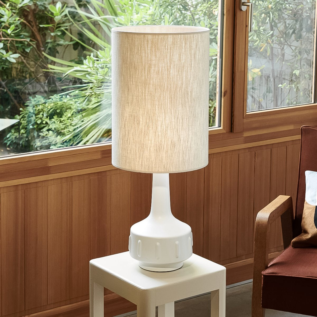 LAMPE À POSER JIMMY - BLANC