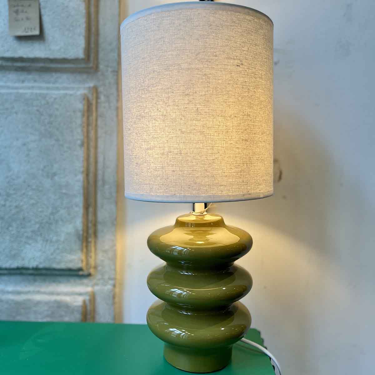 LAMPE À POSER VERTE