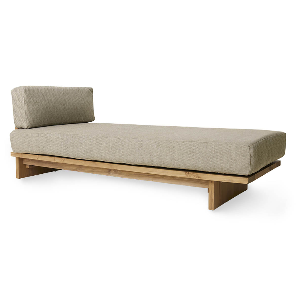 MERIDIENNE D'EXTÉRIEUR TISSU BEIGE