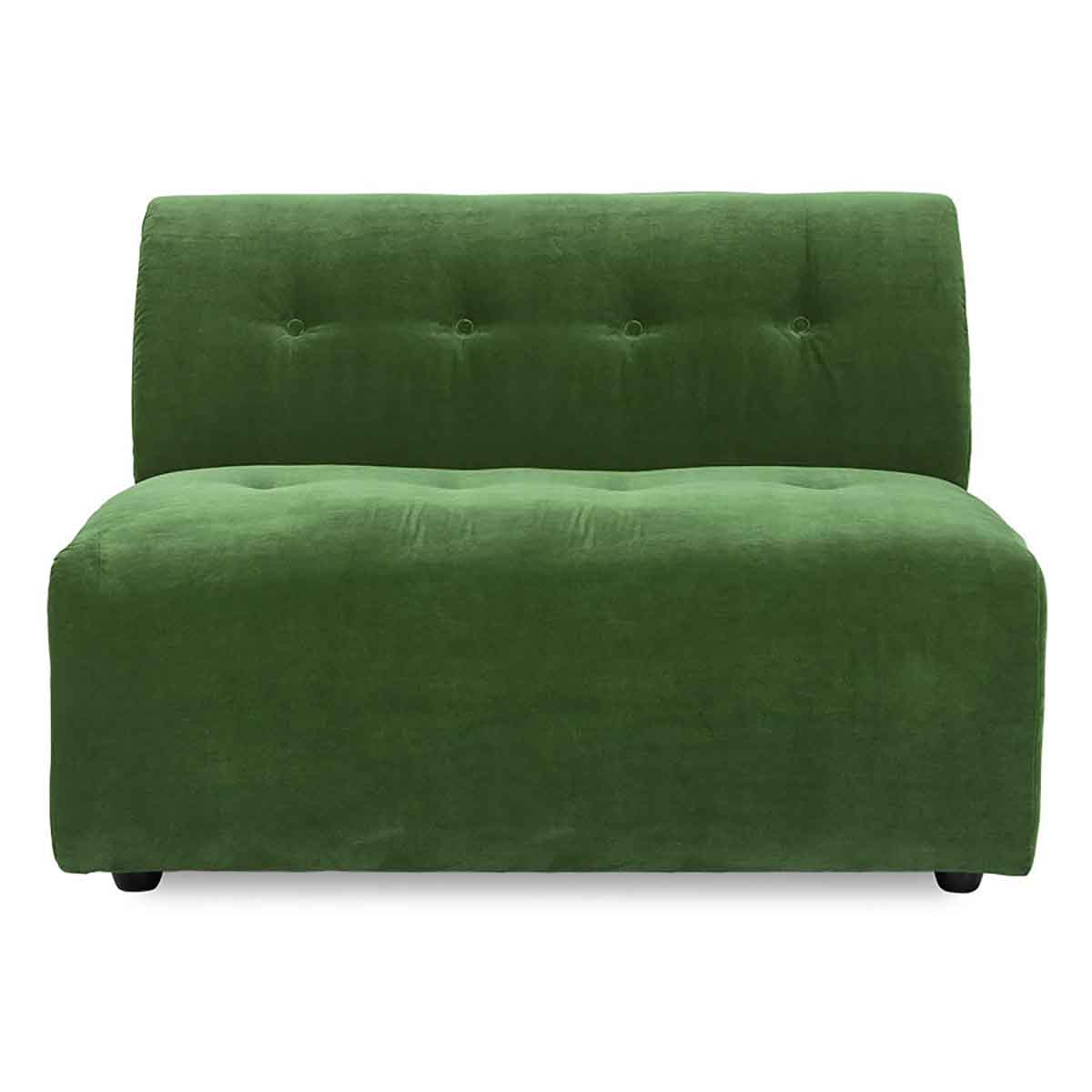 CANAPÉ VELOURS VINT VERT