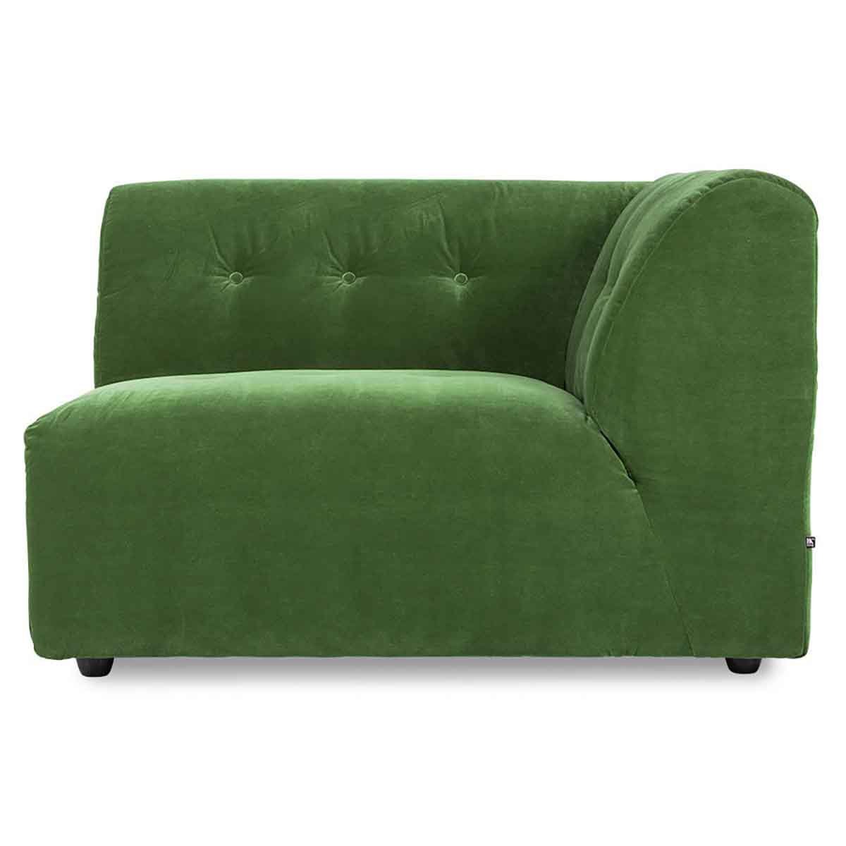CANAPÉ VELOURS VINT VERT