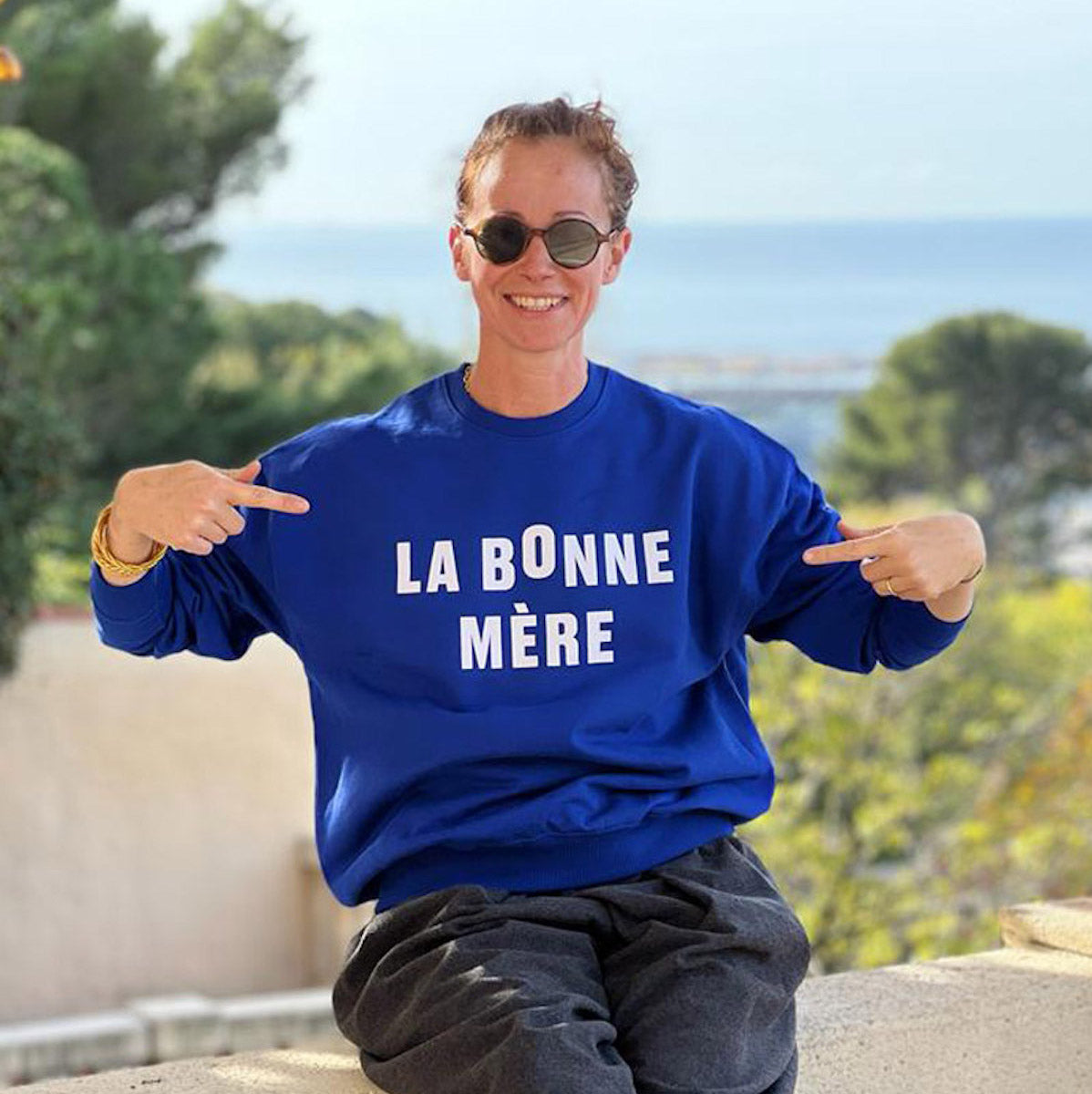 SWEAT LA BONNE MÈRE - BLEU