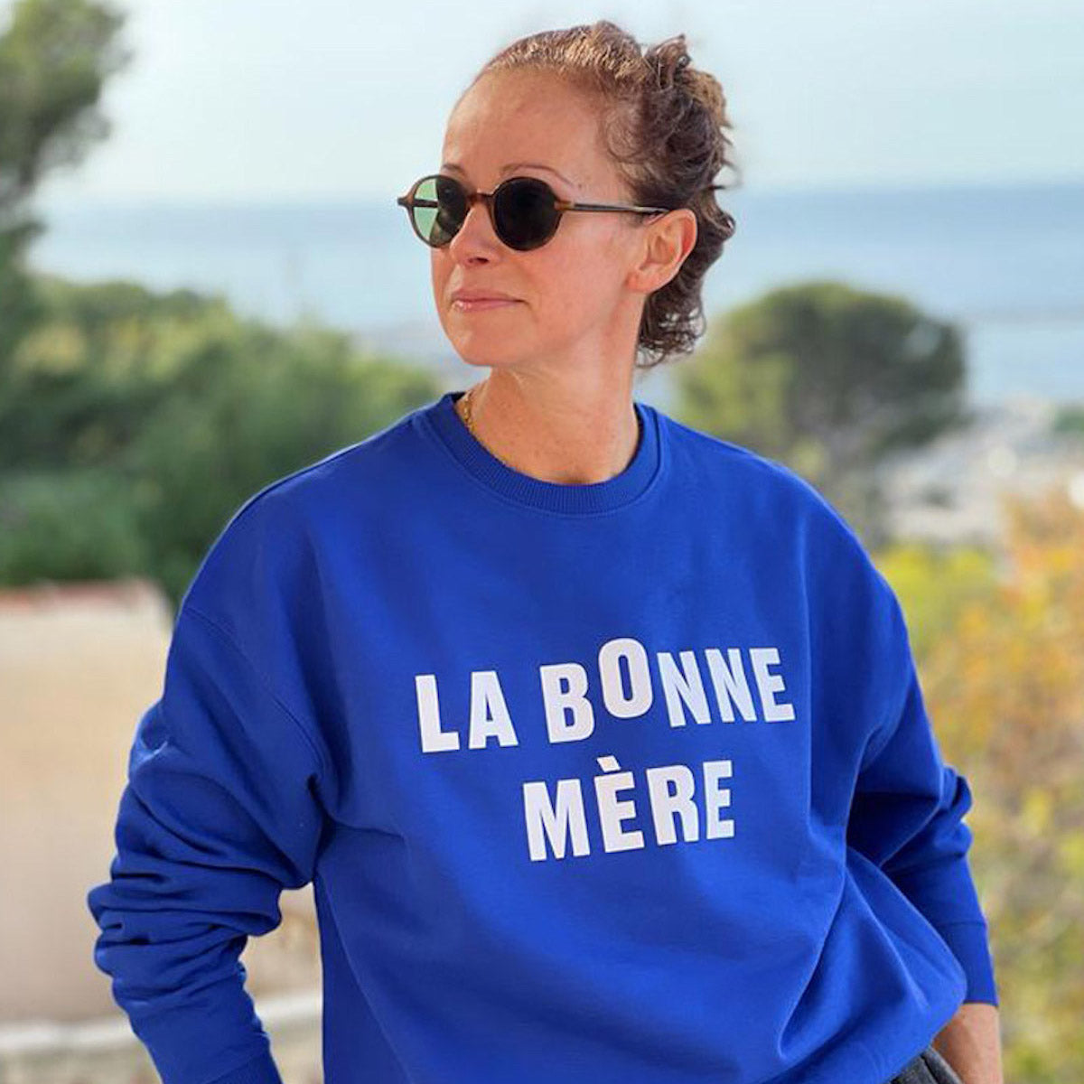SWEAT LA BONNE MÈRE - BLEU