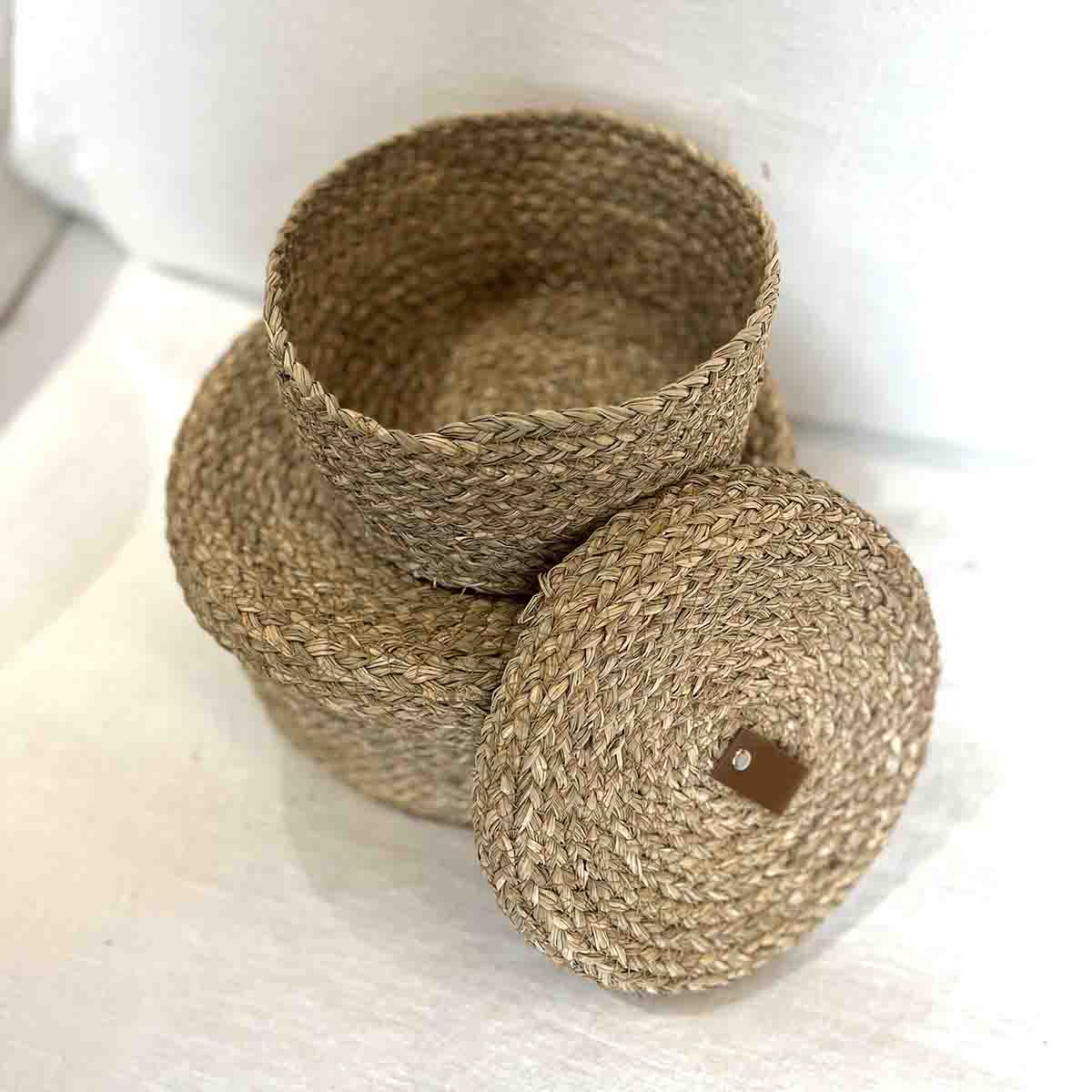 PANIERS RONDS AVEC COUVERCLE