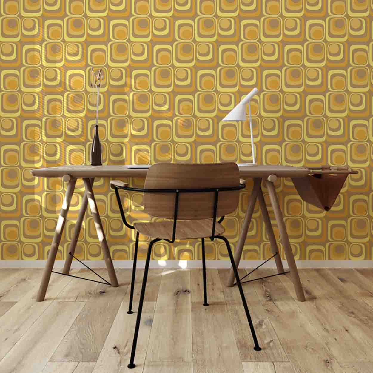 PAPIER PEINT DIABOLO CITRON