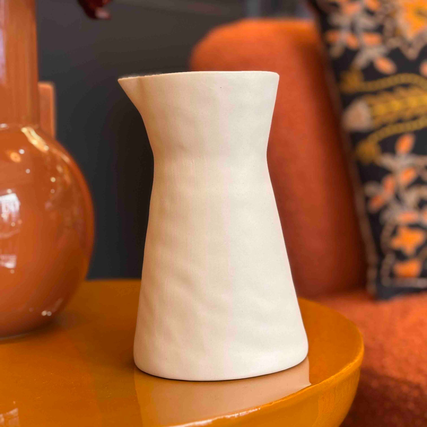 PICHET CÉRAMIQUE BLANC