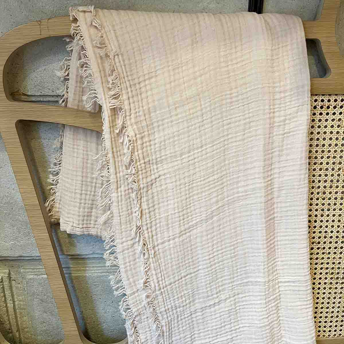 PLAID GAZE DE COTON