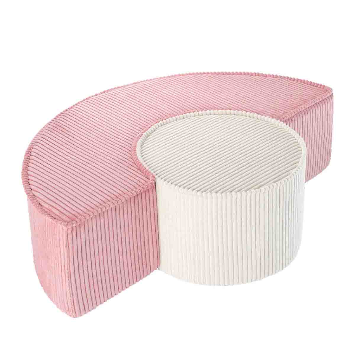 POUF MODULABLE - VELOURS CÔTELÉ