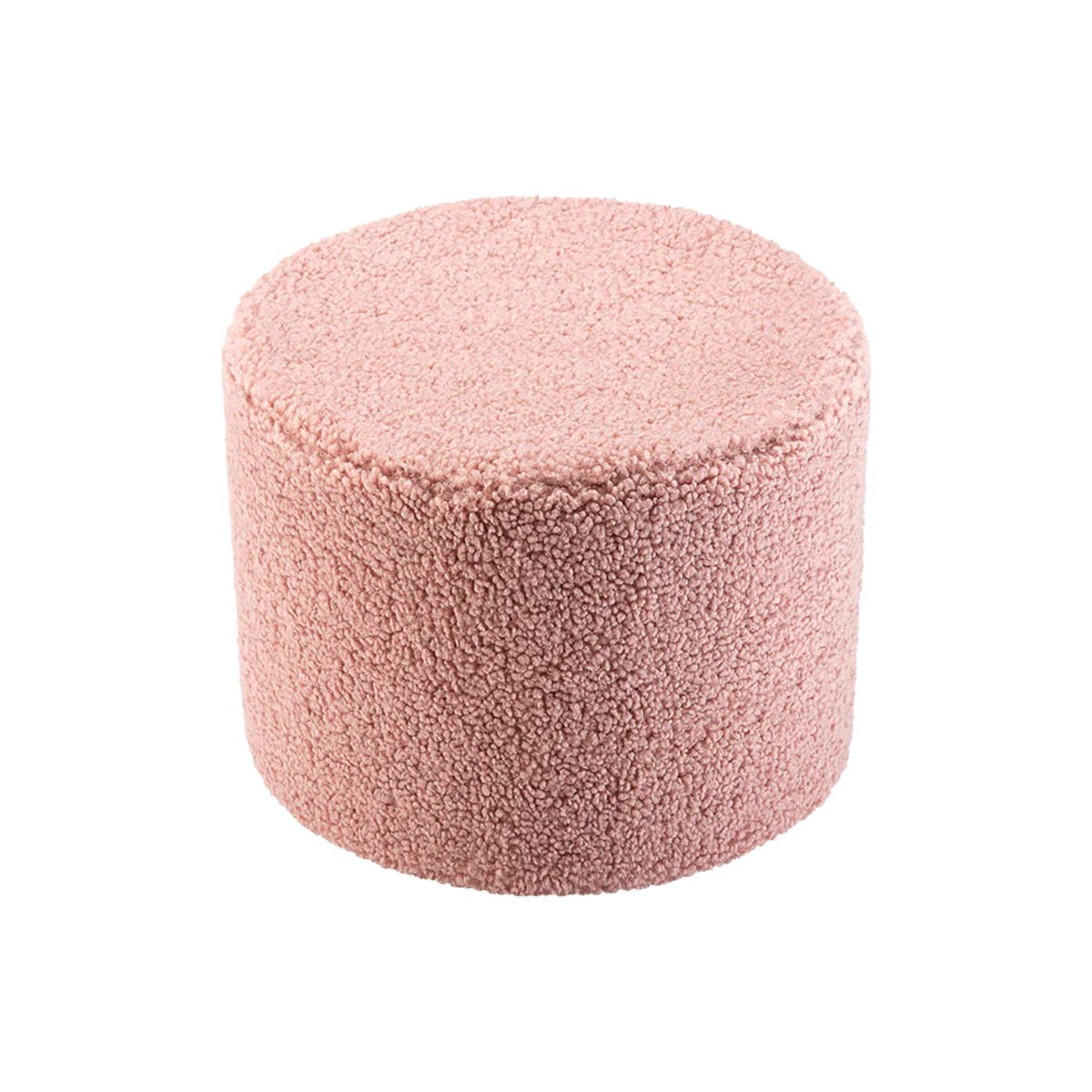 PETIT POUF ROND - BOUCLETTE