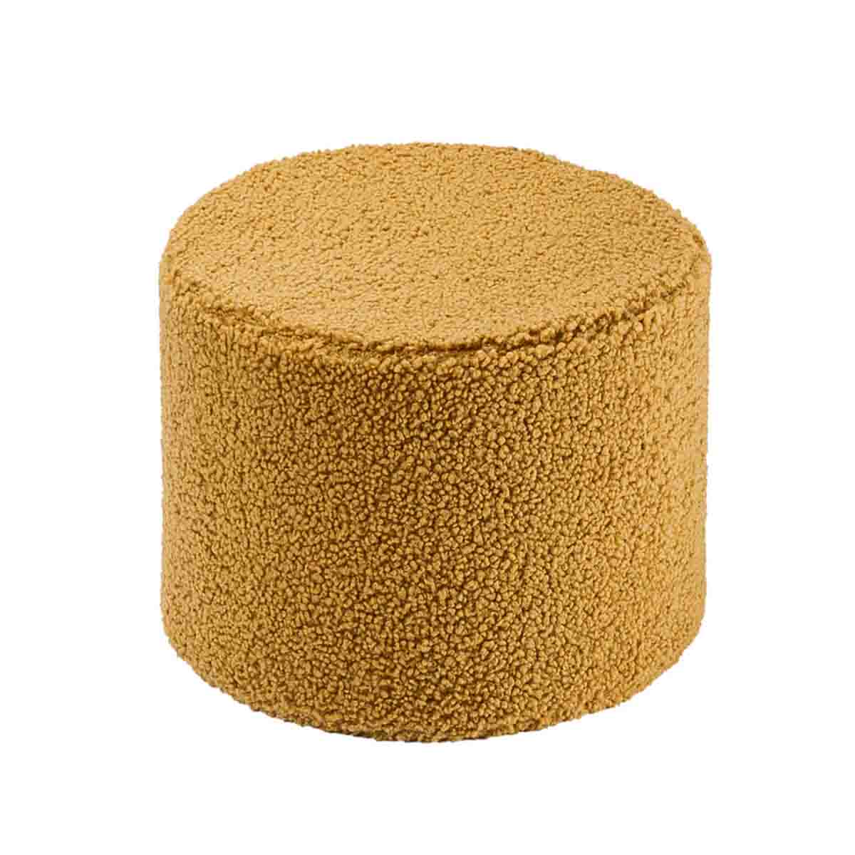 PETIT POUF ROND - BOUCLETTE