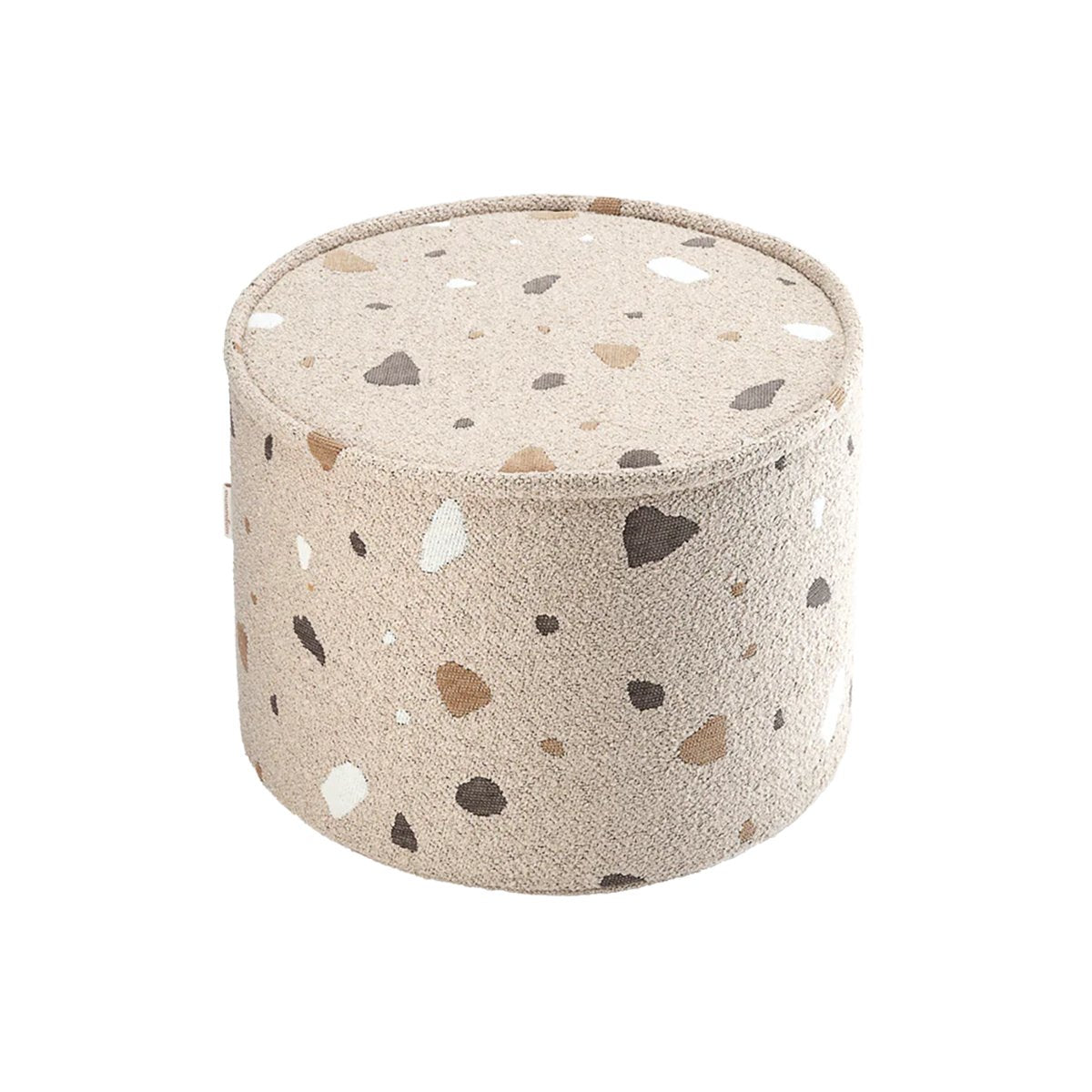 PETIT POUF ROND - TERRAZZO