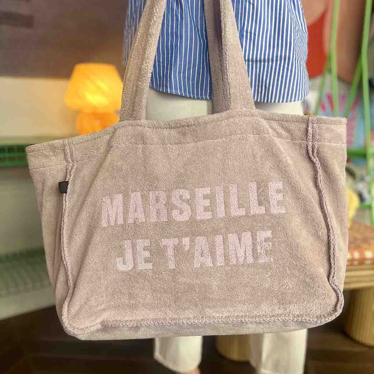 CABAS ÉPONGE MARSEILLE JE T'AIME - PÉTALE