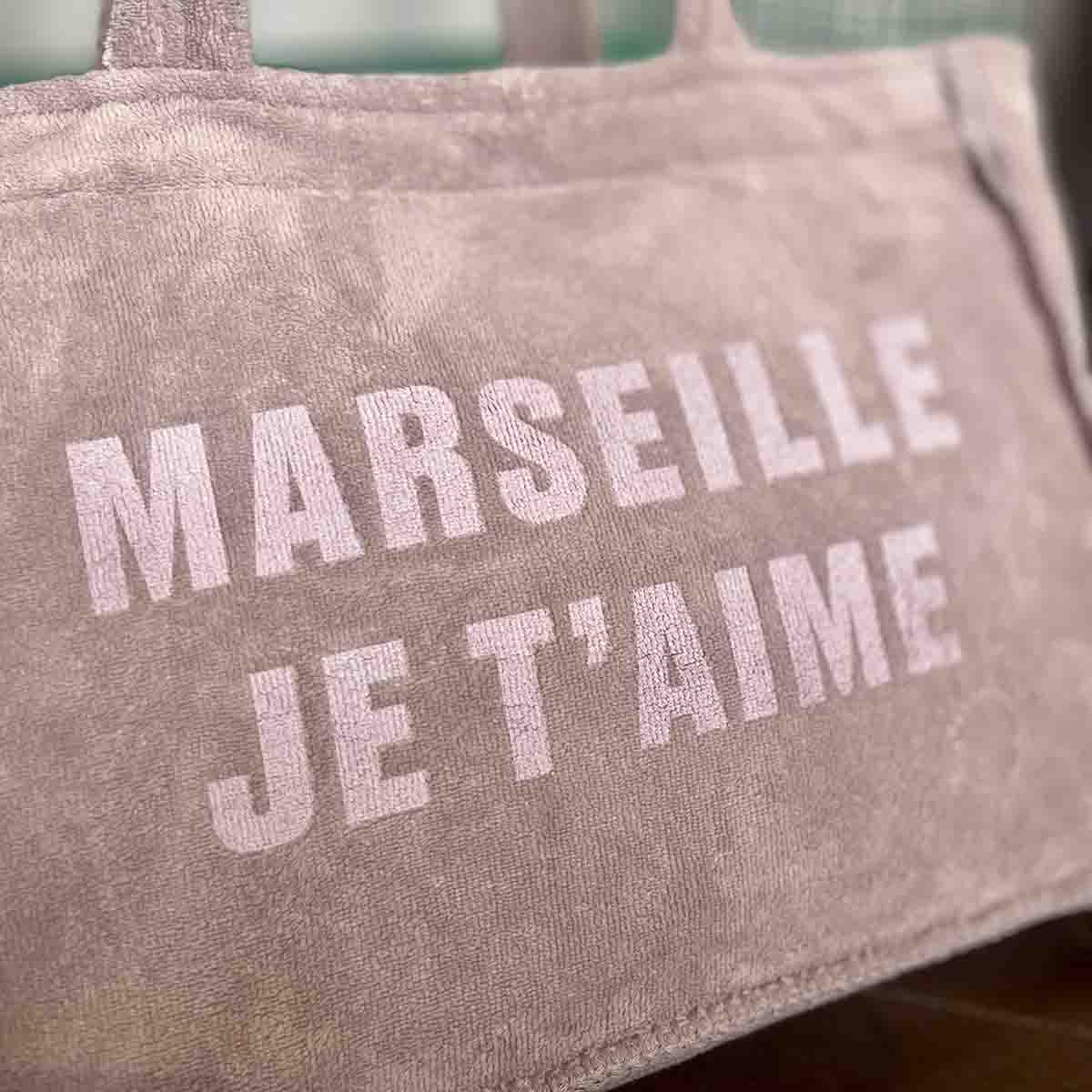 CABAS ÉPONGE MARSEILLE JE T'AIME - PÉTALE