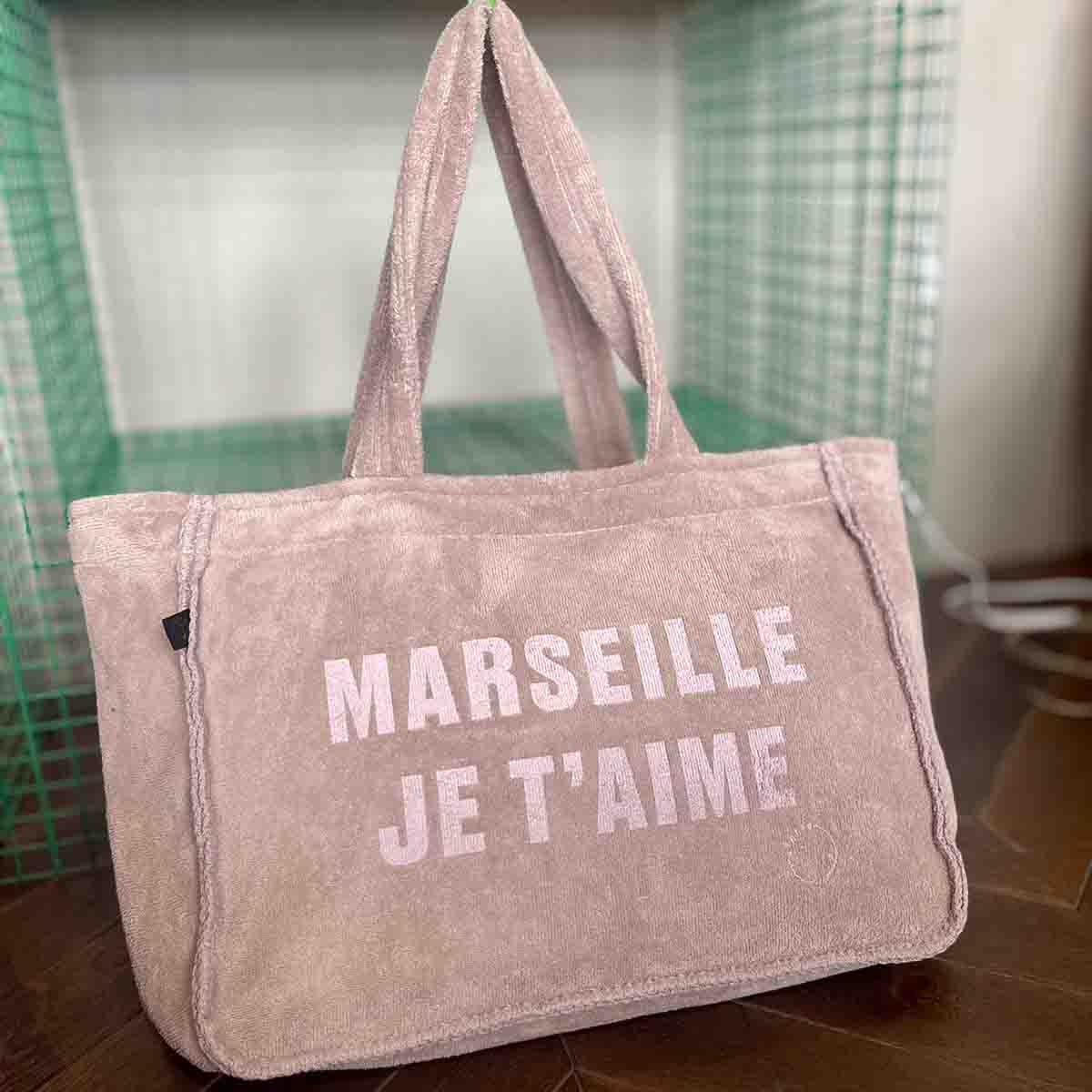 CABAS ÉPONGE MARSEILLE JE T'AIME - PÉTALE