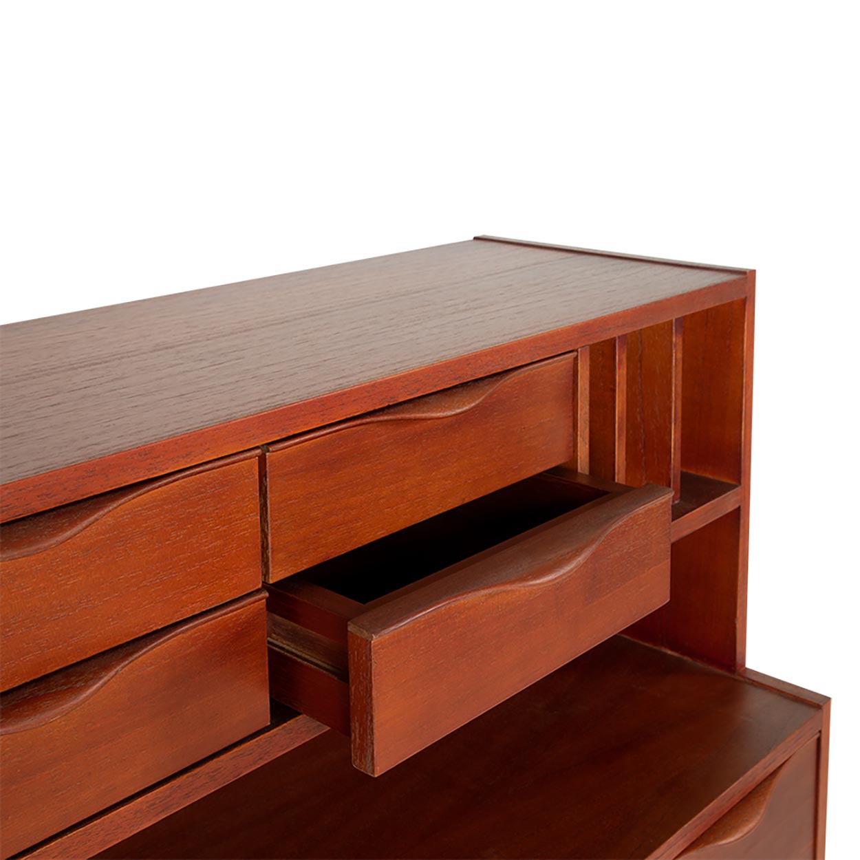 SECRÉTAIRE EN BOIS TEINTÉ