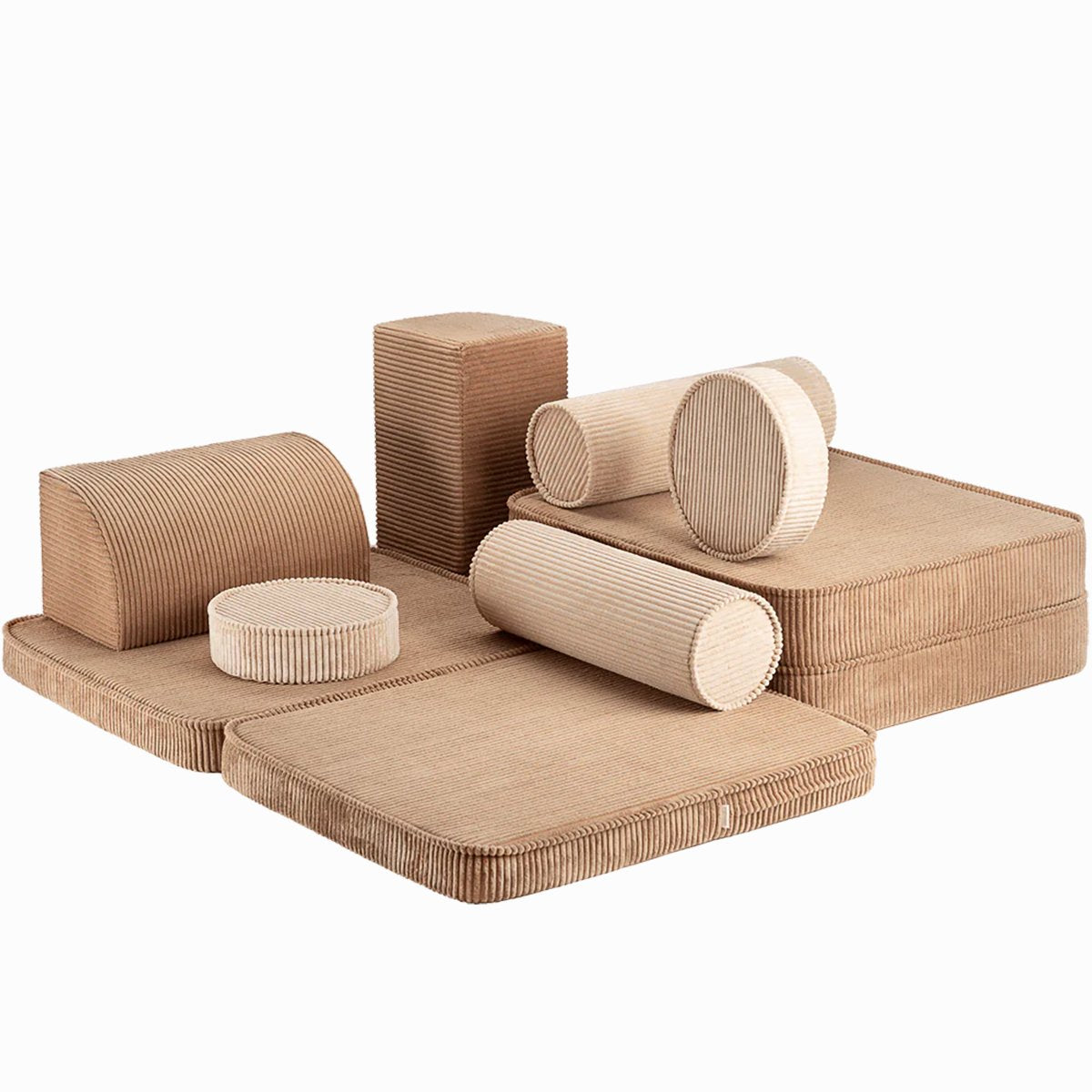 SOFA MODULABLE - VELOURS CÔTELÉ