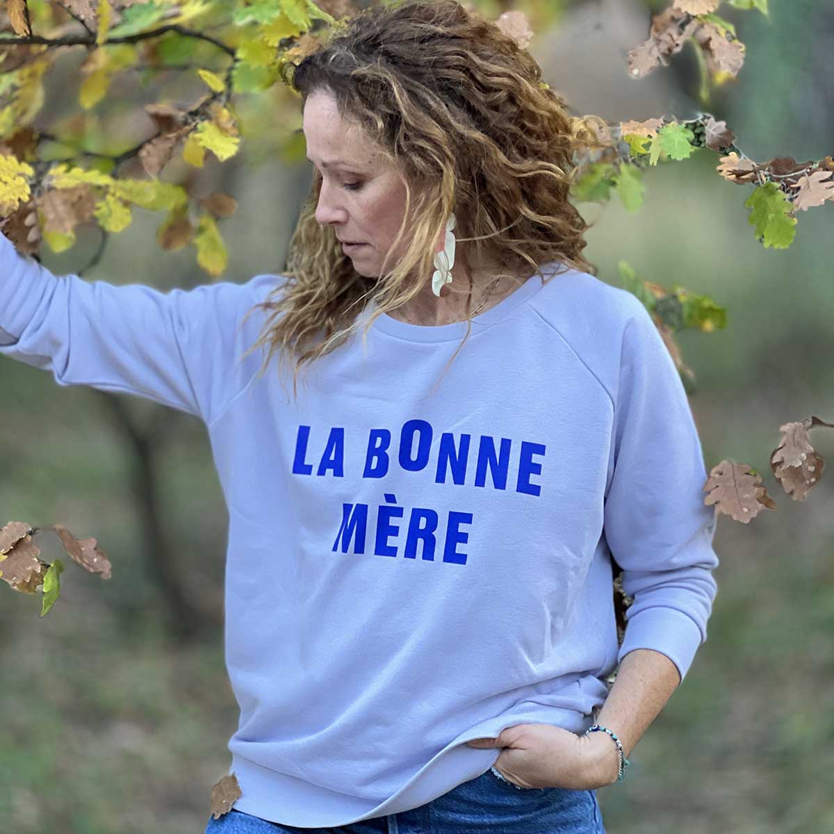 SWEAT LA BONNE MÈRE - LAVANDE