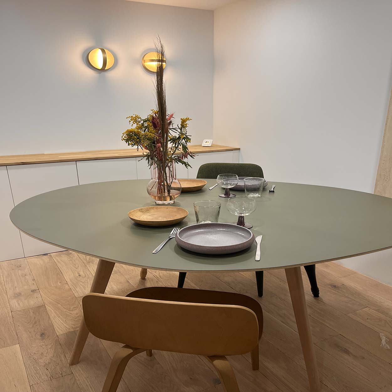TABLE A MANGER GALET - L