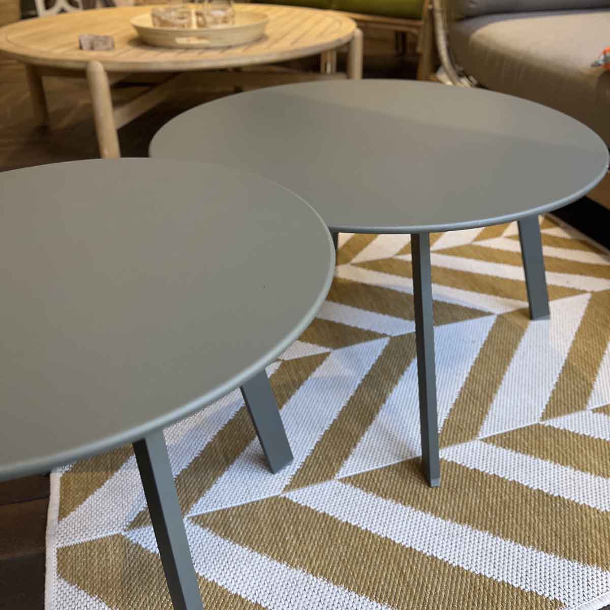 TABLE D'APPOINT MÉTAL VERT