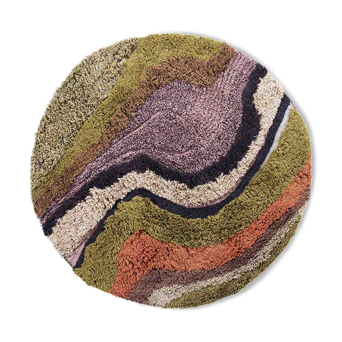 TAPIS ROND TUFTÉ