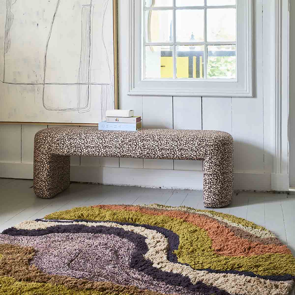 TAPIS ROND TUFTÉ