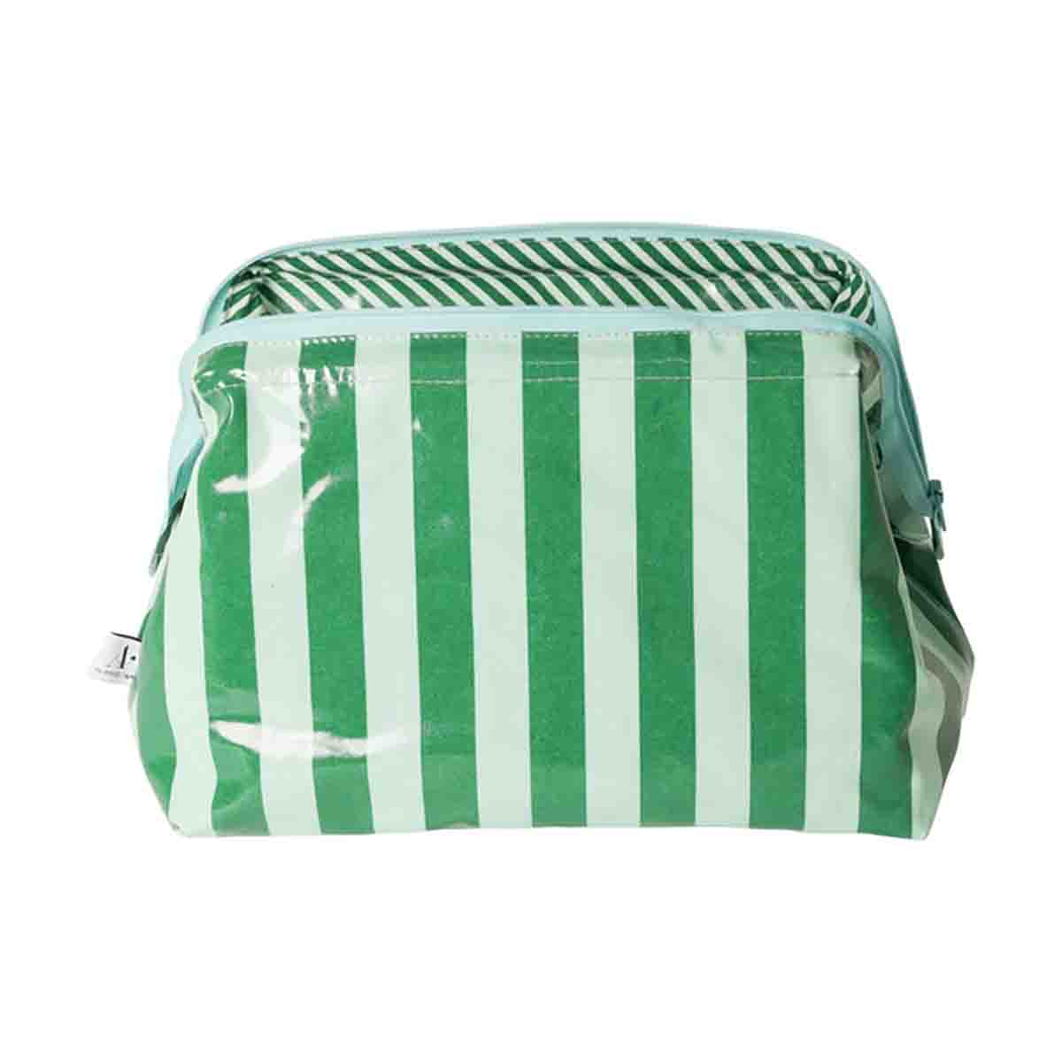 TROUSSE ENDUITE RAYURES VERTE – La Sélection Sophie Ferjani