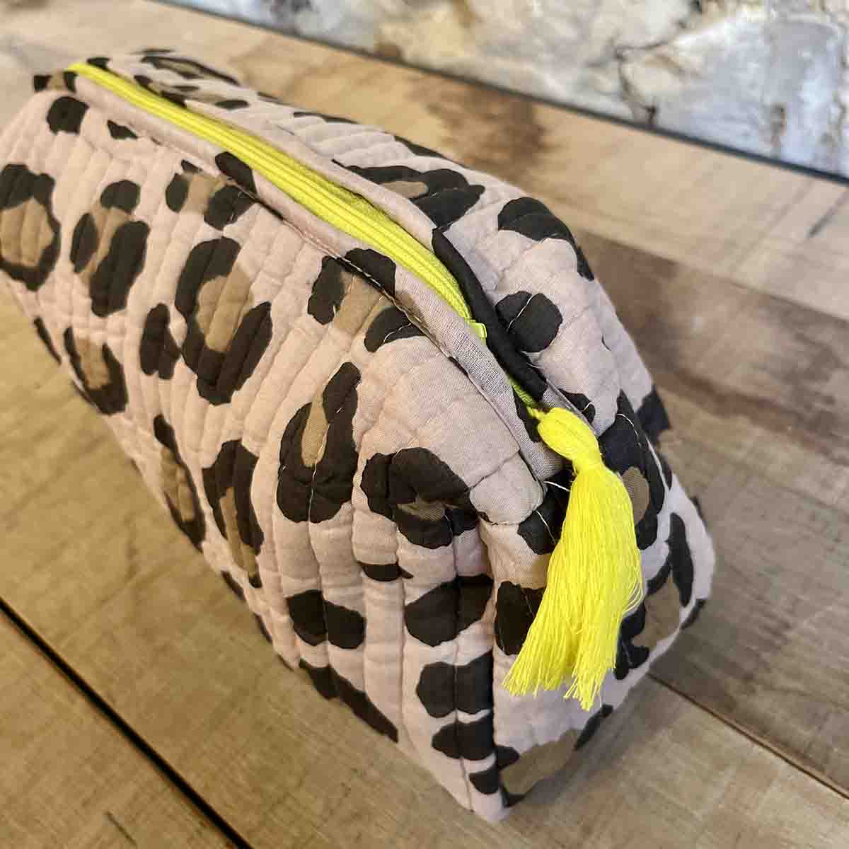 TROUSSE LÉOPARD BEIGE
