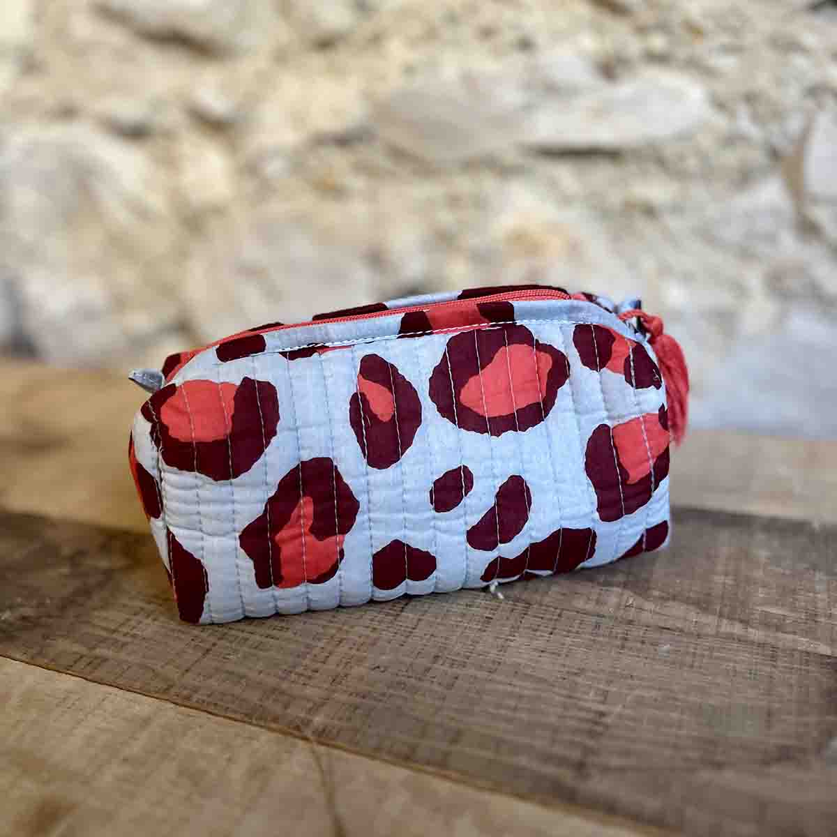 TROUSSE LÉOPARD BLEU