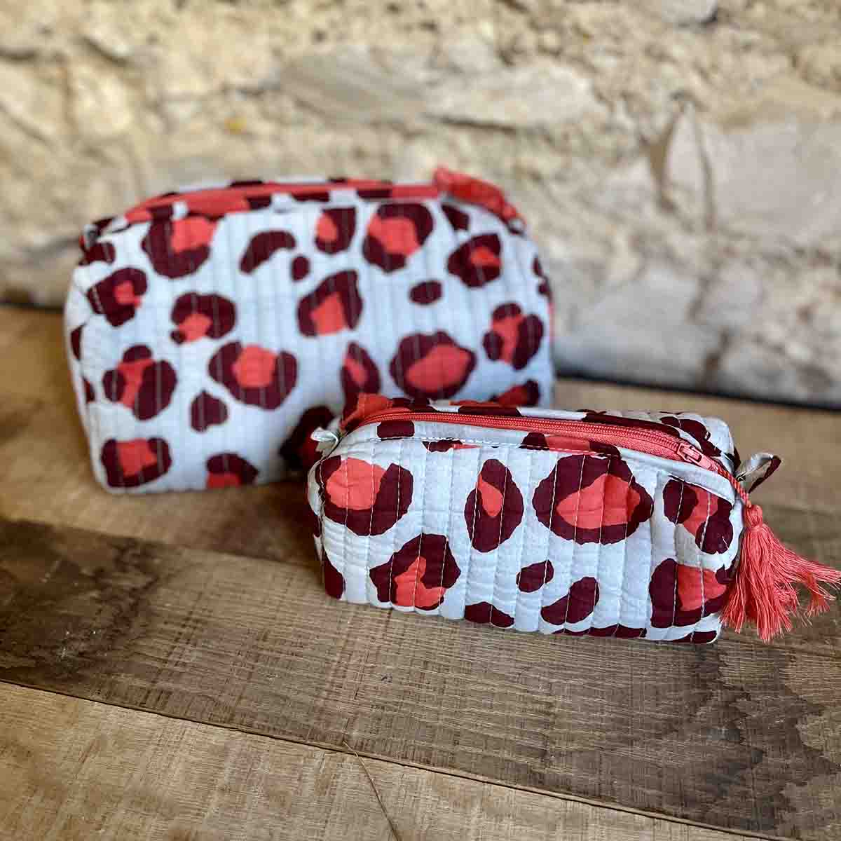 TROUSSE LÉOPARD BLEU