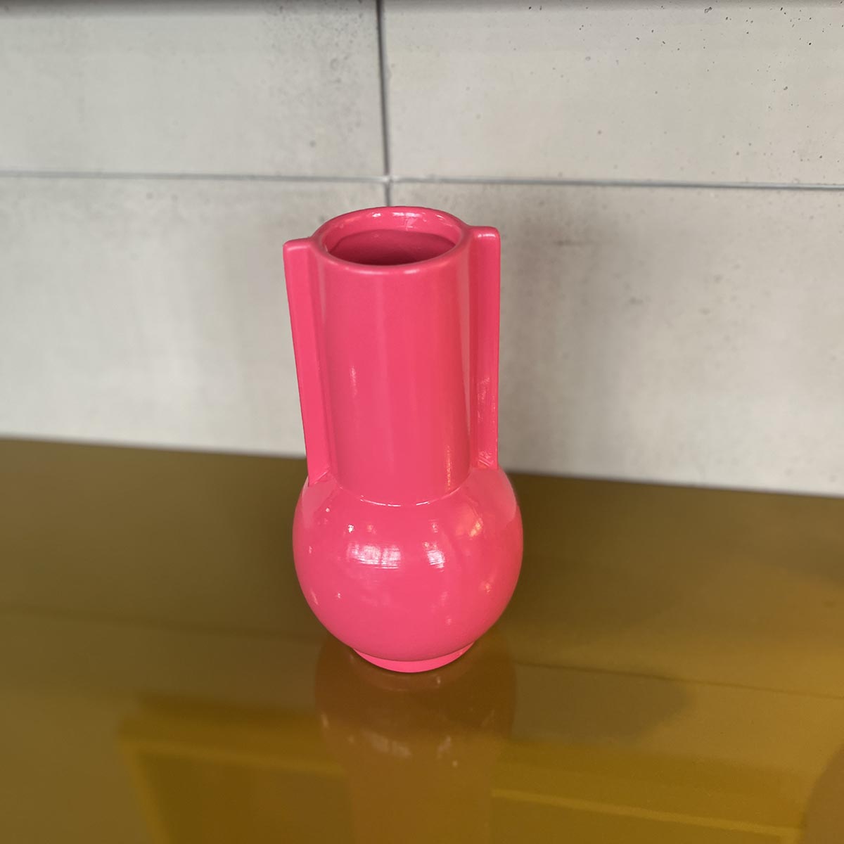 VASE ROSE HOT