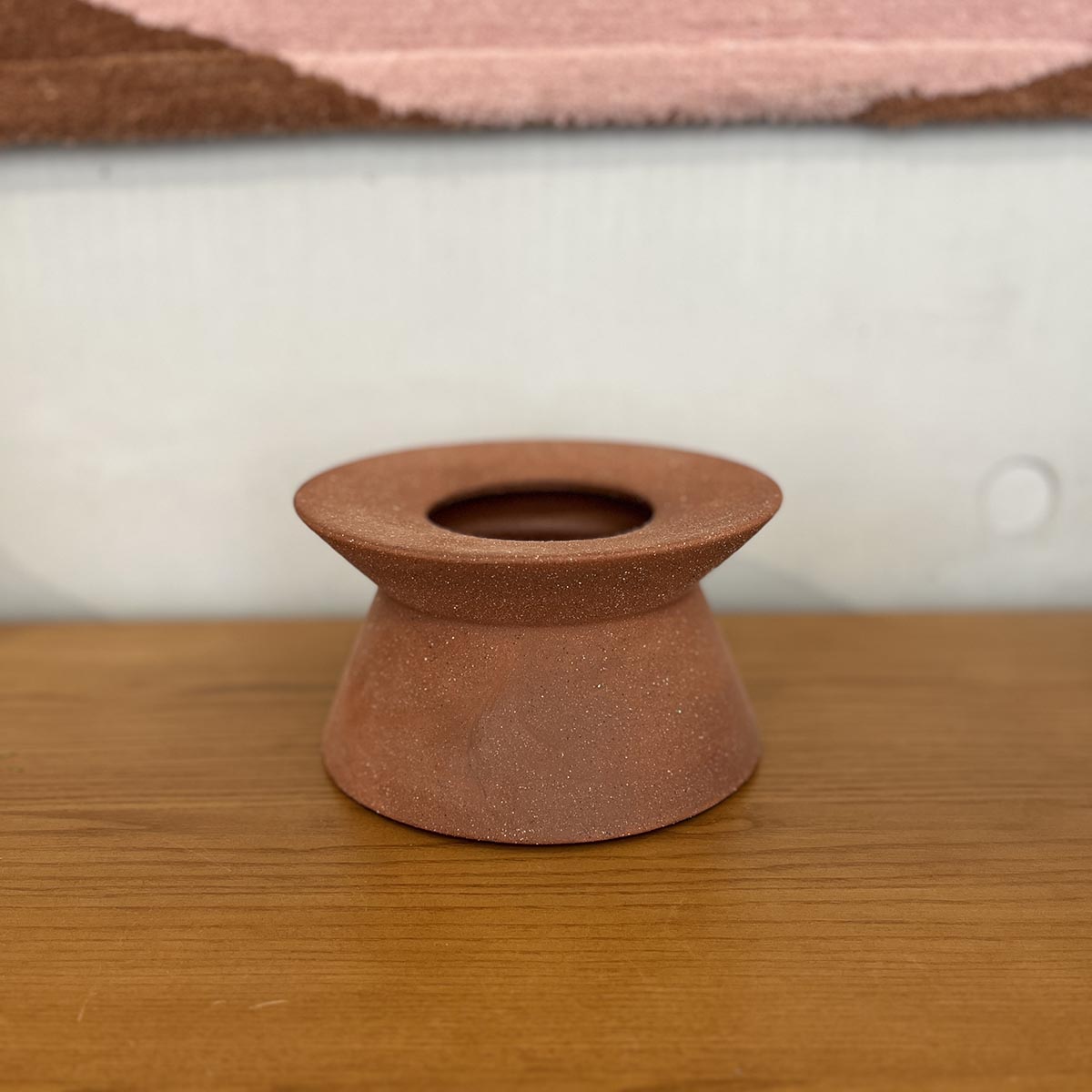 VASE BROWN BAS