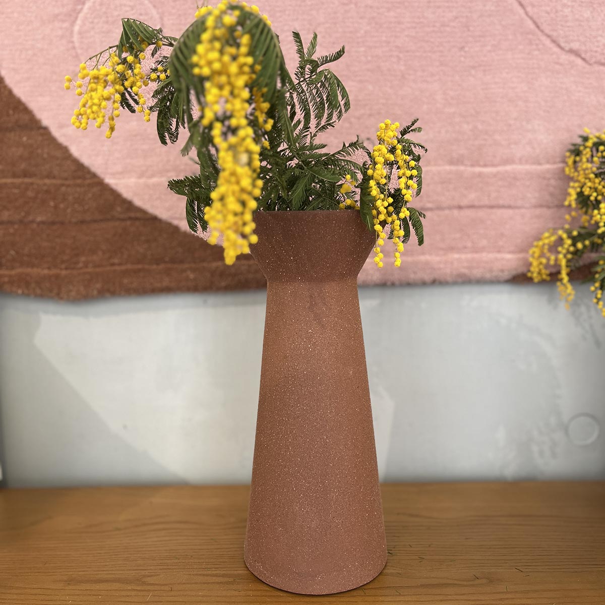 VASE BROWN HAUT
