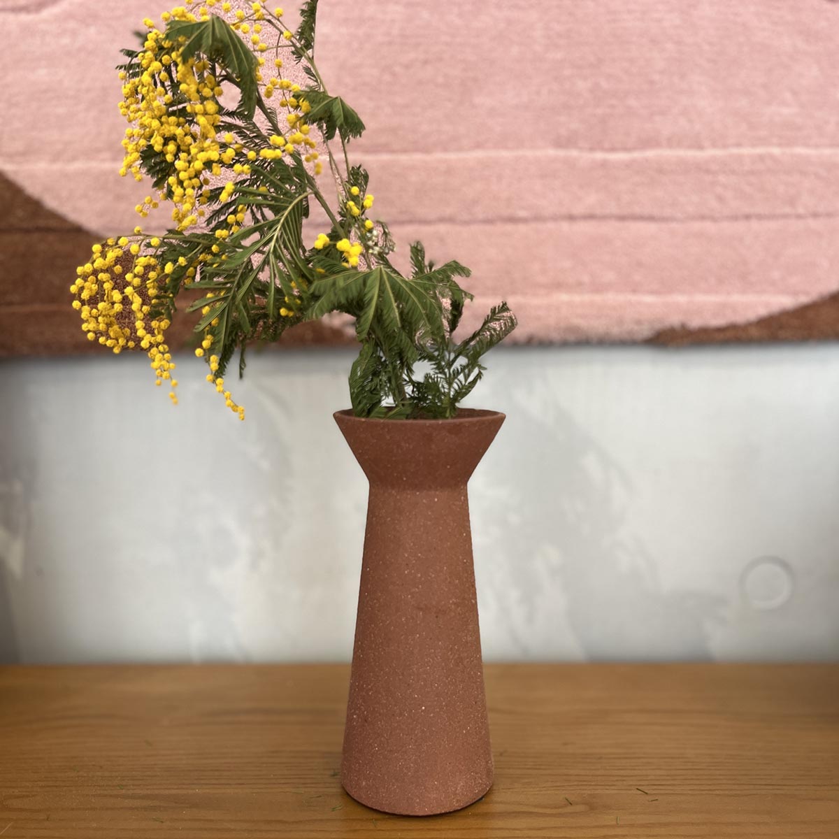 VASE BROWN HAUT