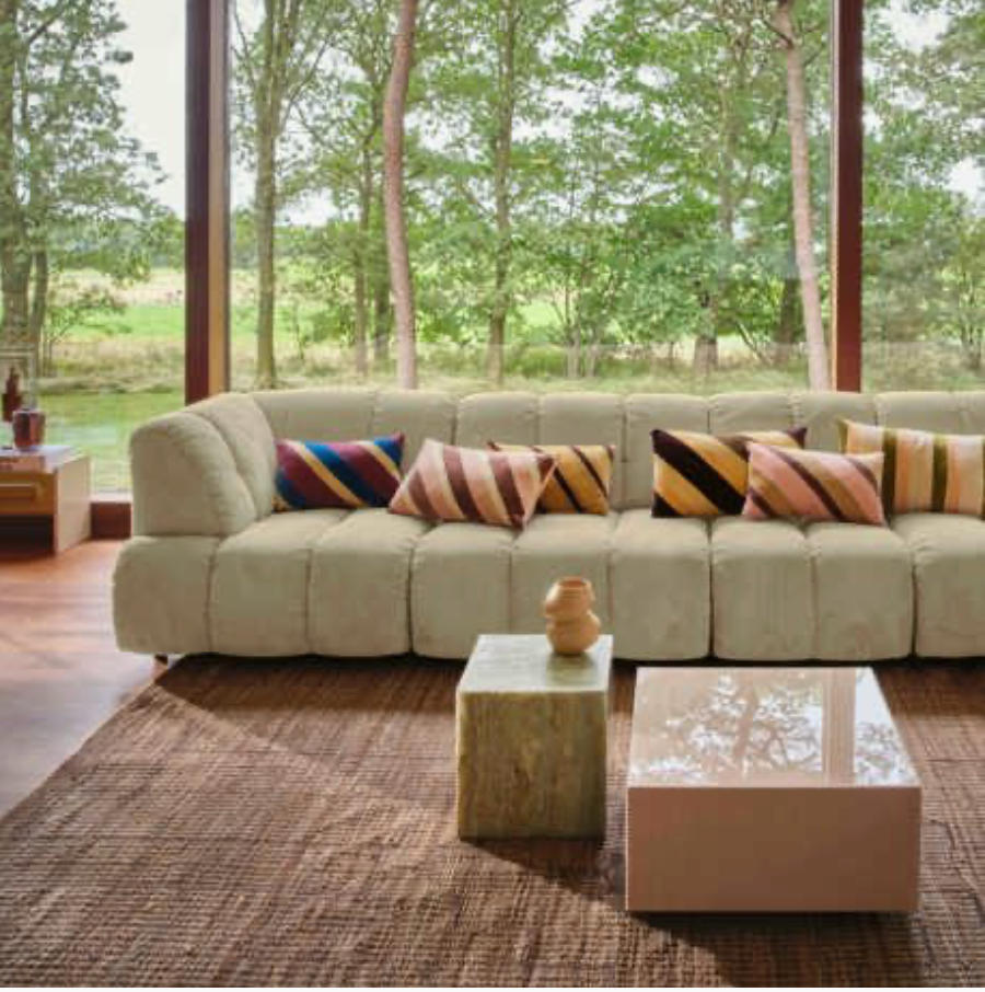 CANAPÉ VELOURS WAVE