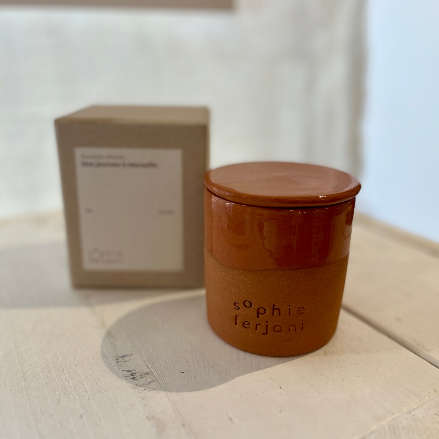 BOUGIE BASILIC X SOPHIE FERJANI