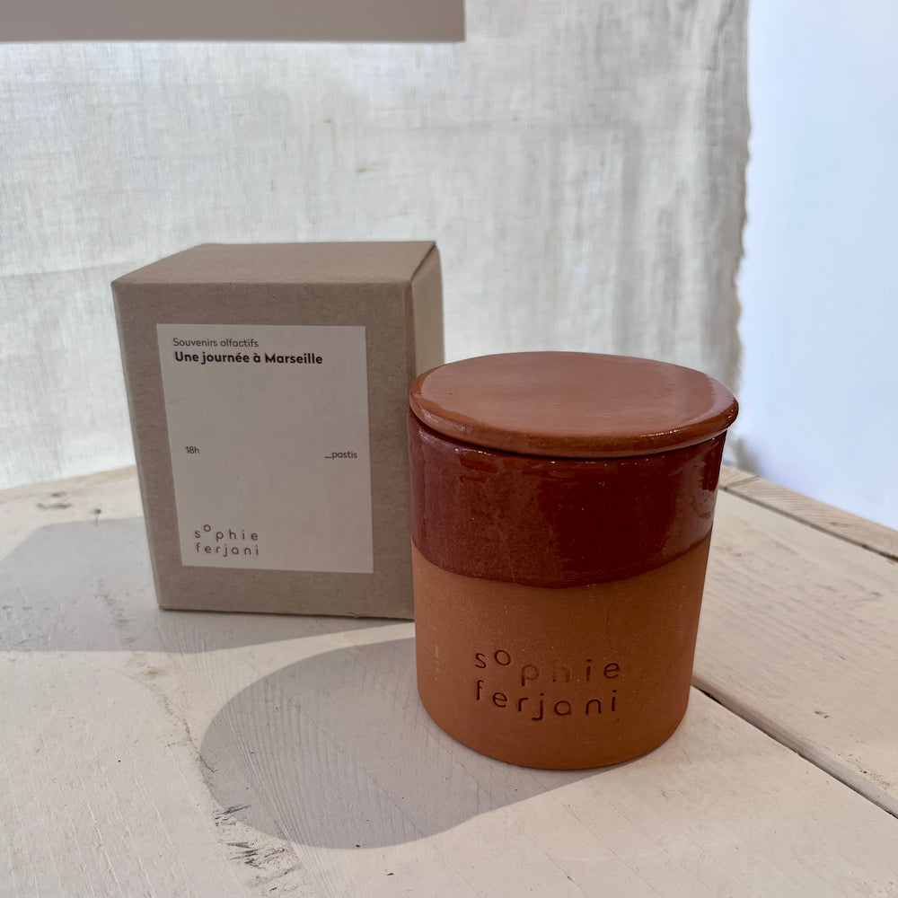 BOUGIE PASTIS X SOPHIE FERJANI