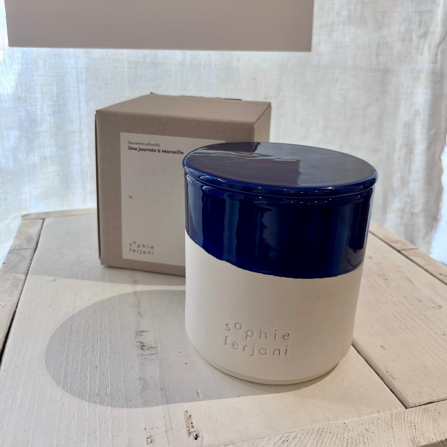 BOUGIE EMBRUN X SOPHIE FERJANI - BLEU