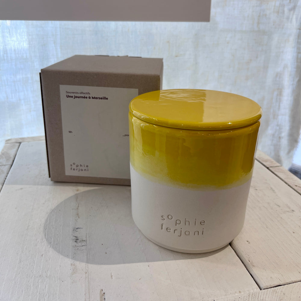 BOUGIE PASTIS X SOPHIE FERJANI - JAUNE