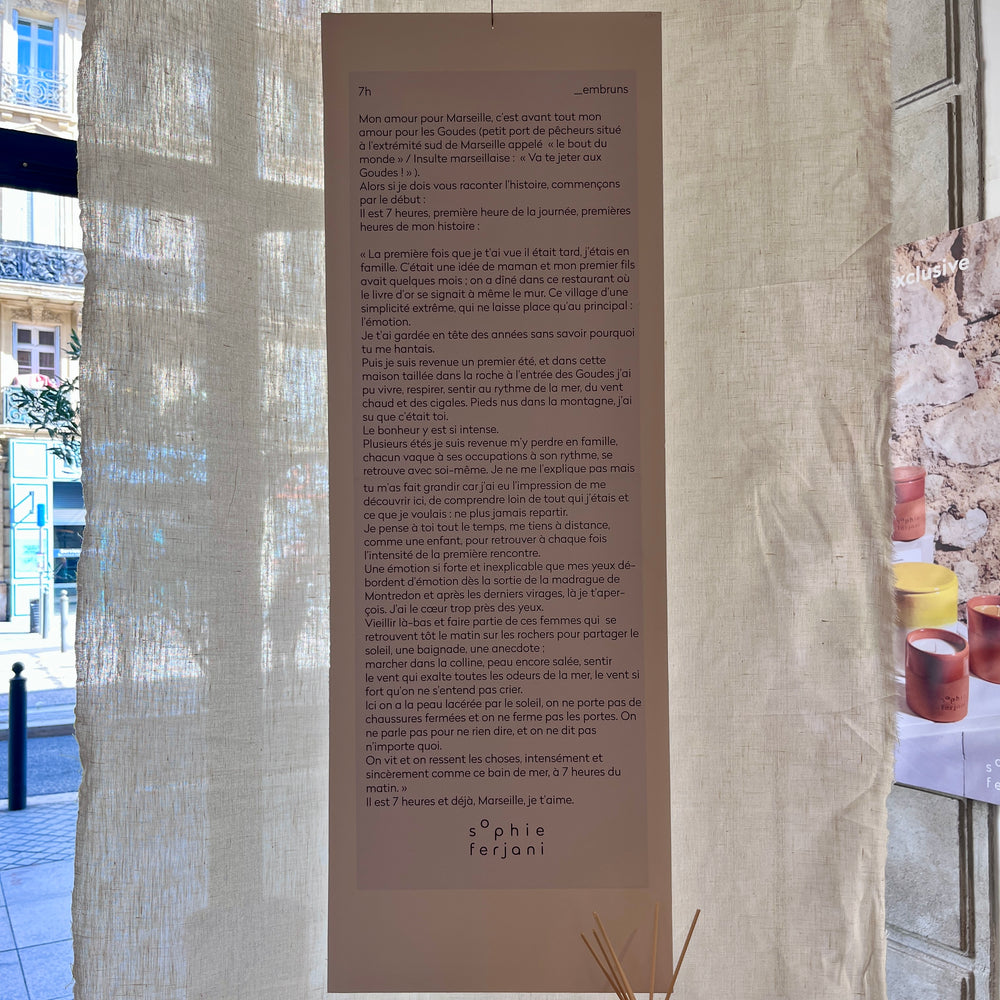 
                      
                        BOUGIE EMBRUN X SOPHIE FERJANI
                      
                    