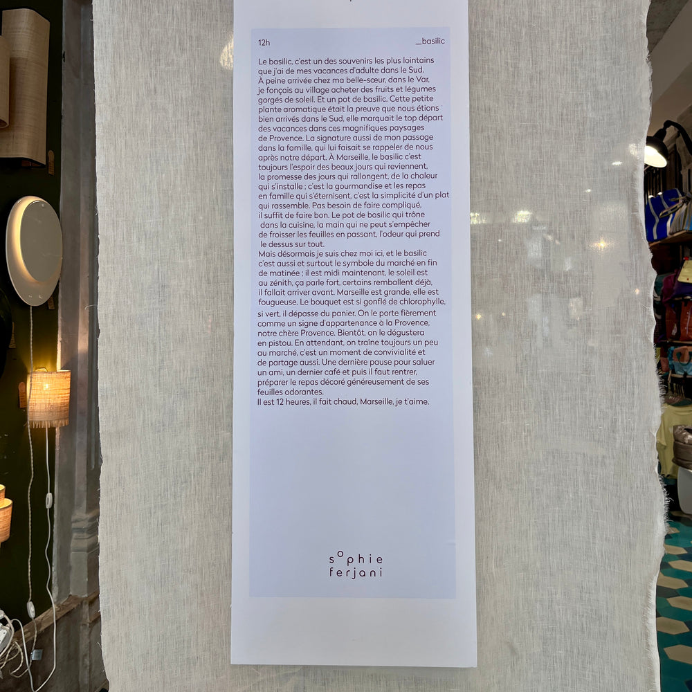 
                      
                        BOUGIE BASILIC X SOPHIE FERJANI
                      
                    
